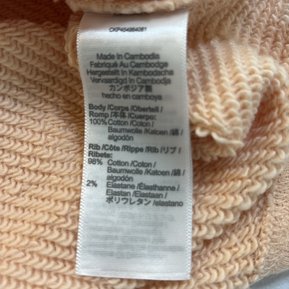 Madewell MWL Airyterry
Colorblock Crop Sweatshirt-Small. B8 - Picture 9 of 12